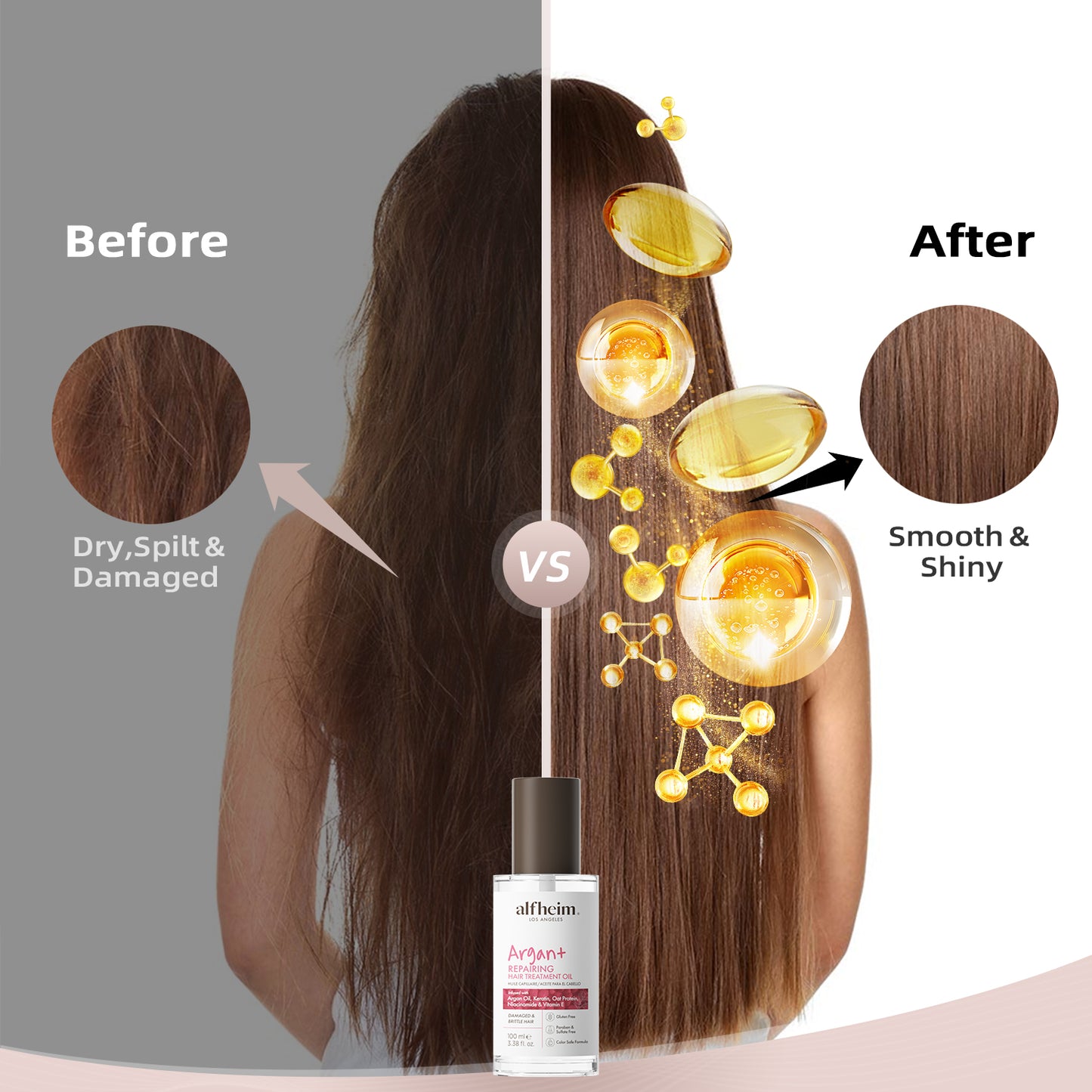 Argan+ Repairing Hair Treatment Oil