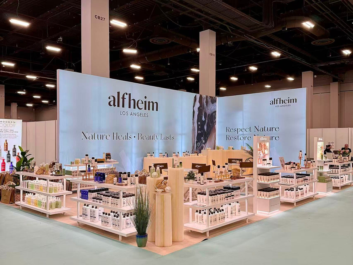 ALFHEIM Beauty booth at Cosmoprof North America Las Vegas 2025