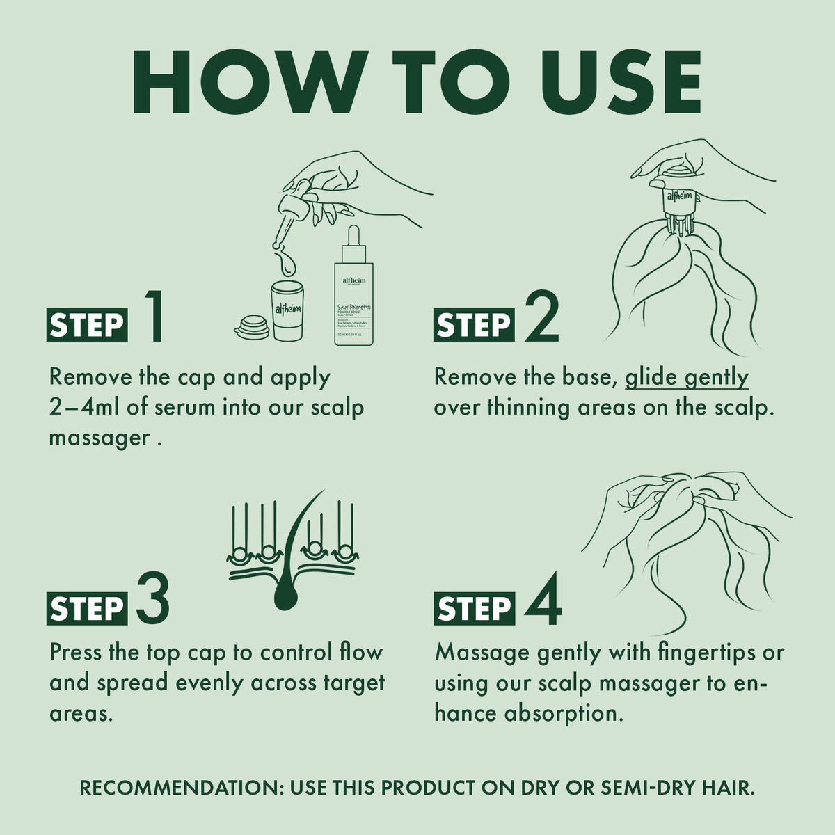 ALFHEIM Saw Palmetto Follicle Boost Intensive Scalp Serum - product detail 7