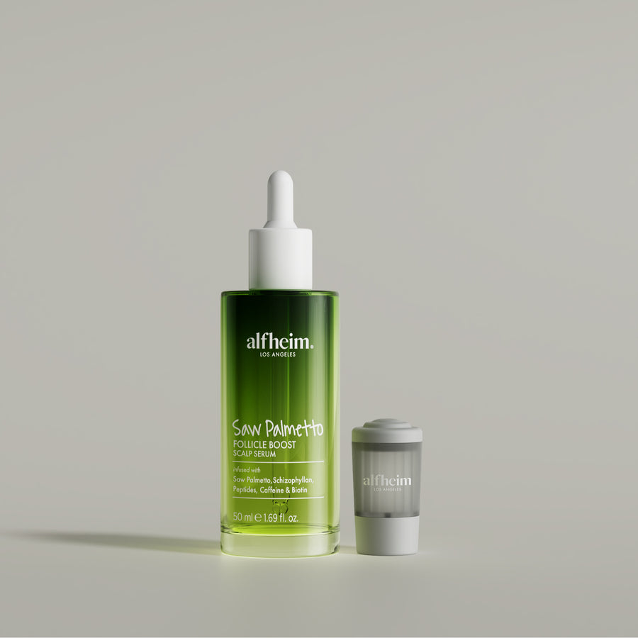 ALFHEIM Saw Palmetto Follicle Boost Intensive Scalp Serum | Peptide + Caffeine Root Vitality Complex
