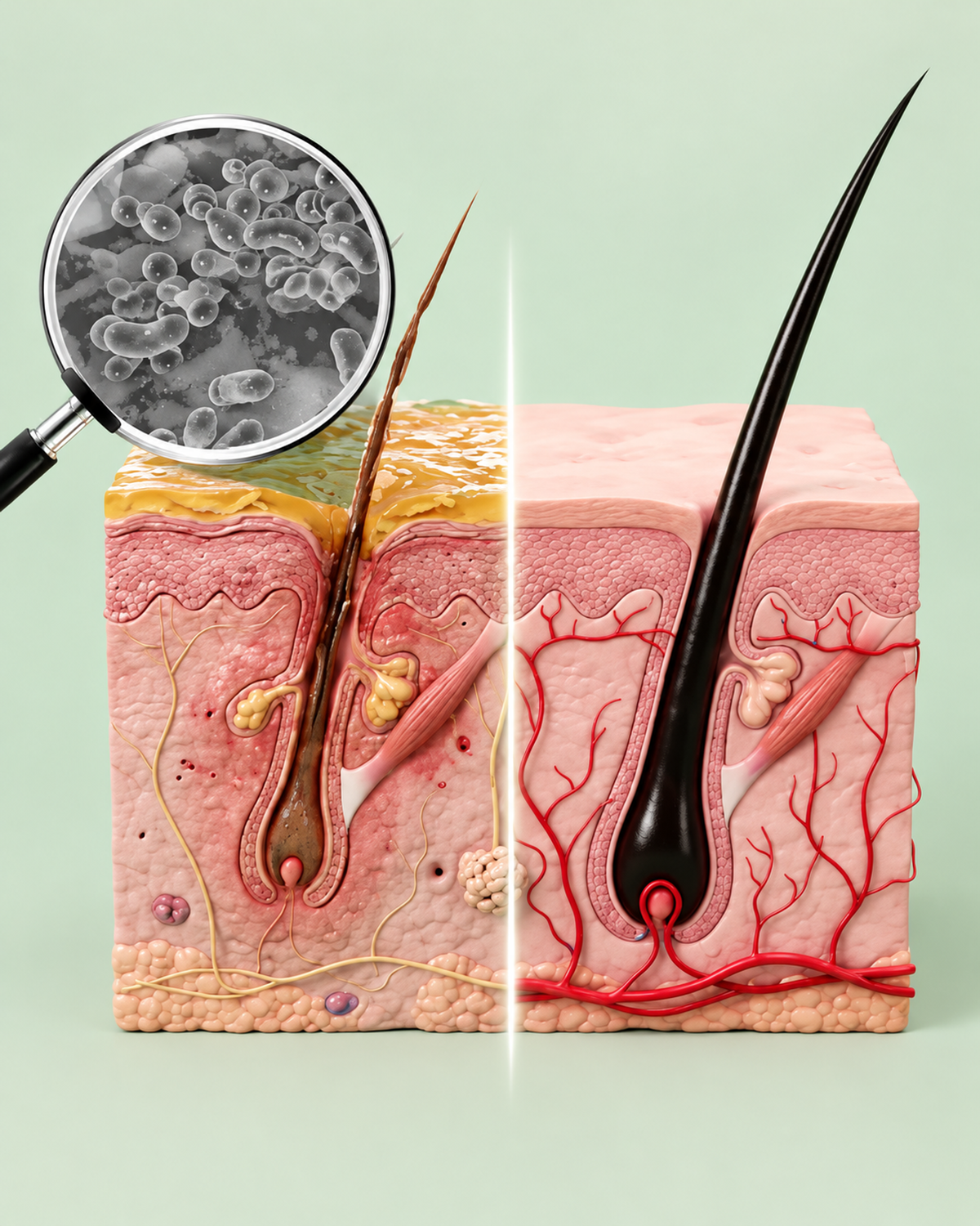 <p>Build the consistency that supports less visible shedding.</p>