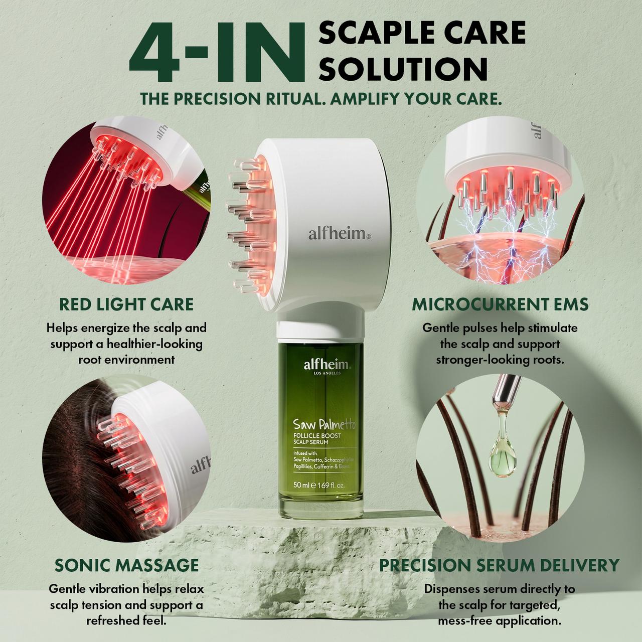 Red Light Scalp Serum Applicator Set
