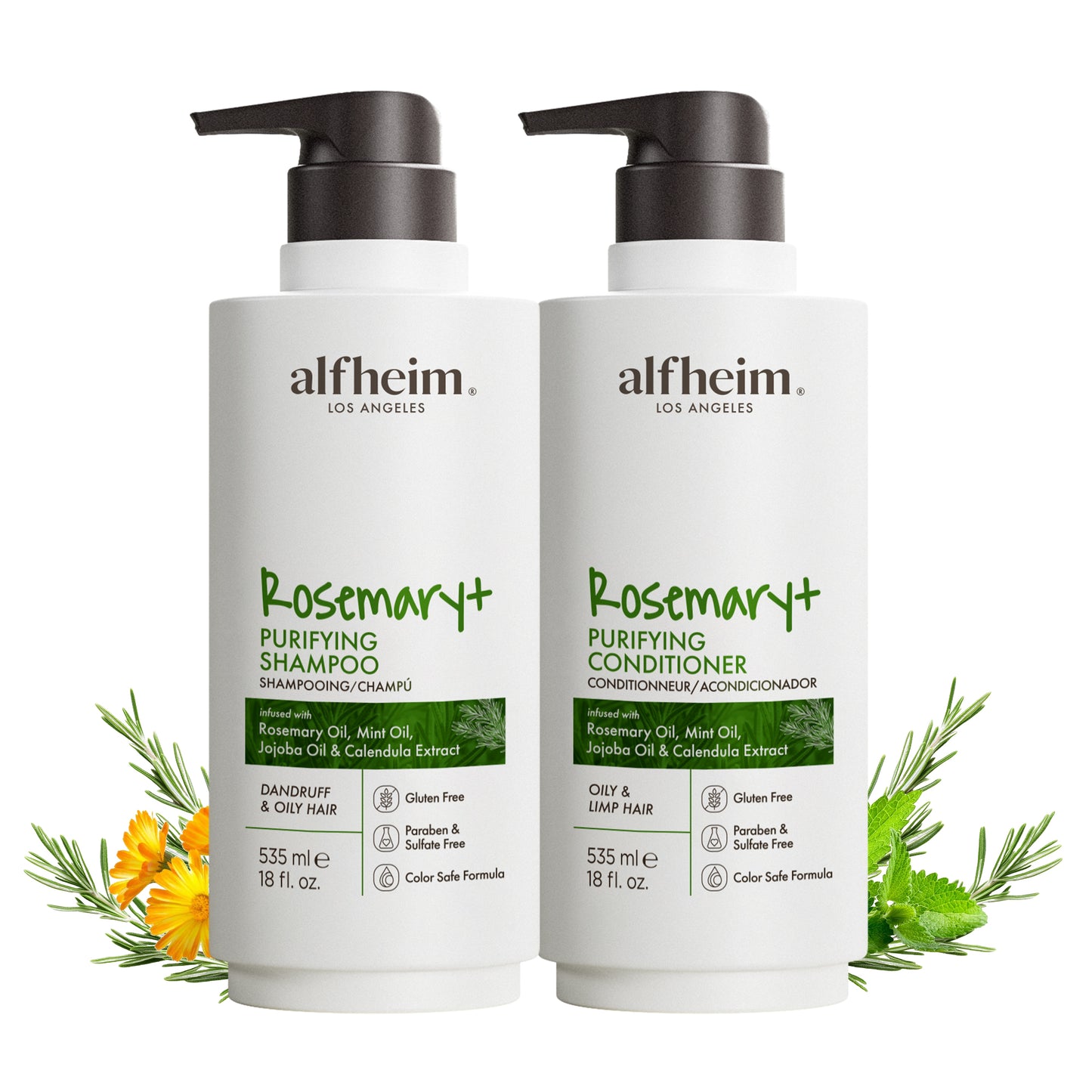 Rosemary+ Shampoo & Conditioner Set