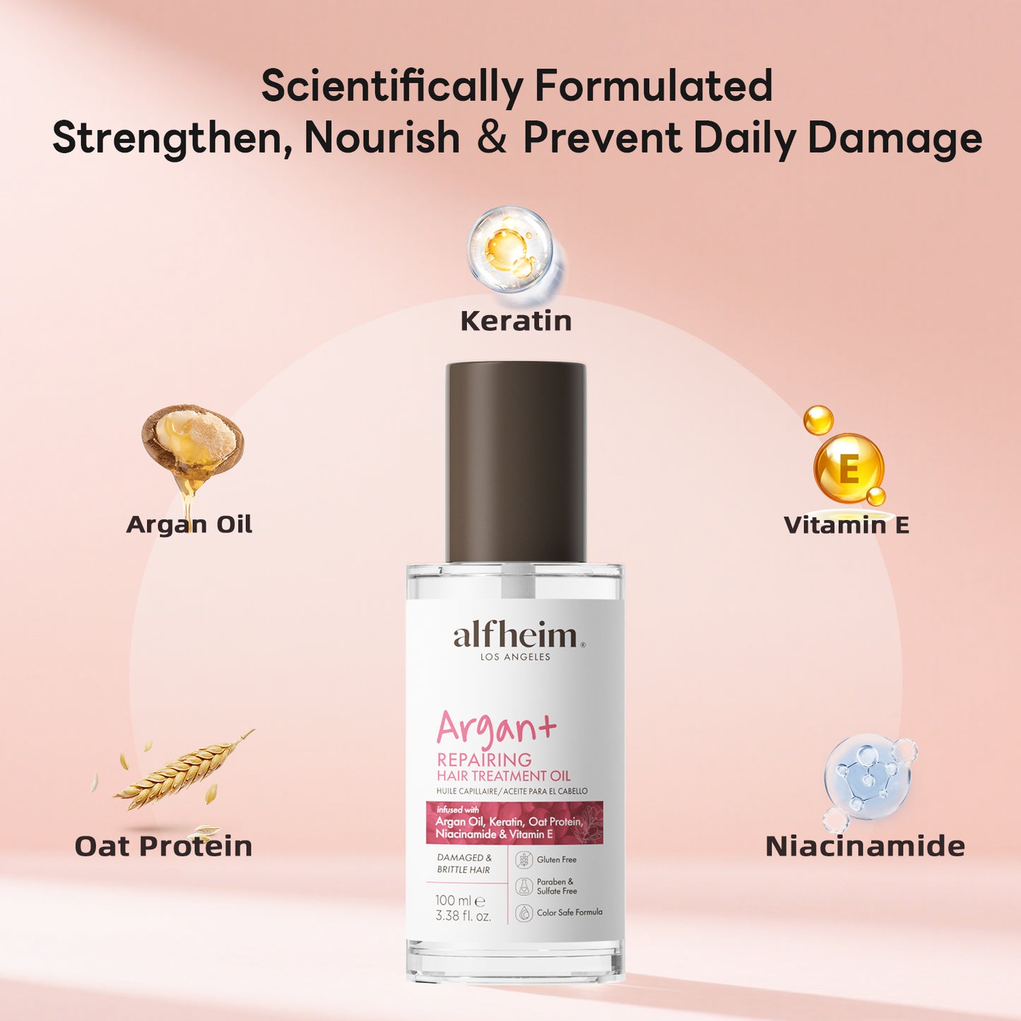 Argan+ Repairing Hair Treatment Oil