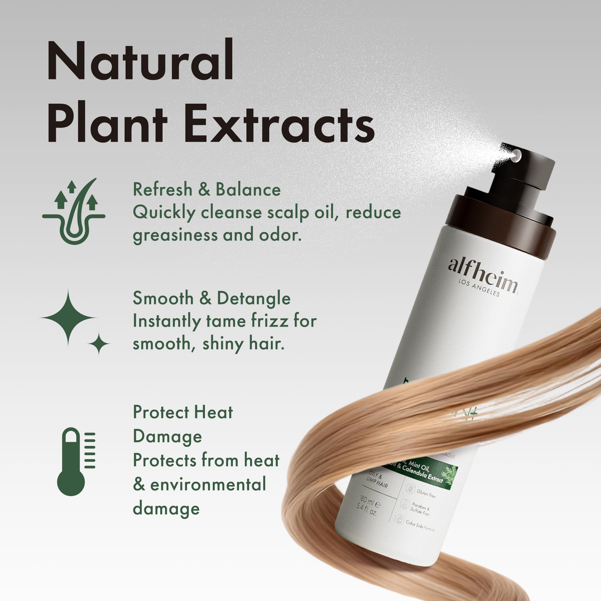 Rosemary+ Purifying Leave-In Conditioner Spray – alfheimbeauty