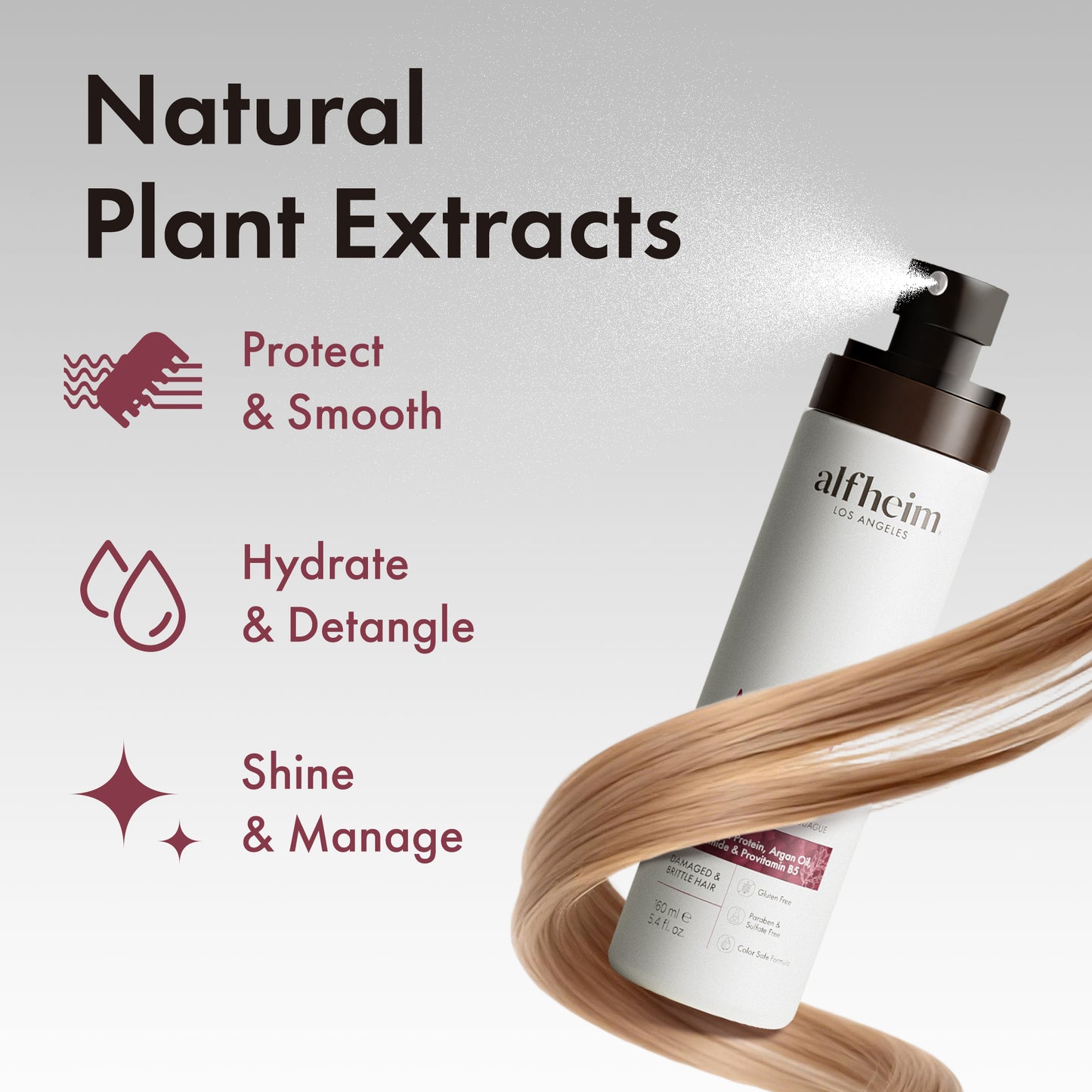 ACONDICIONADOR EN SPRAY REPARADOR SIN ENJUAGUE DE ARGÁN