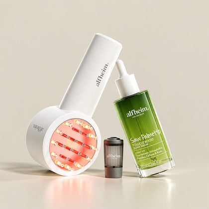 ALFHEIM Set Aplicador de Sérum para el Cuero Cabelludo con Luz Roja | Scalp Care Routine