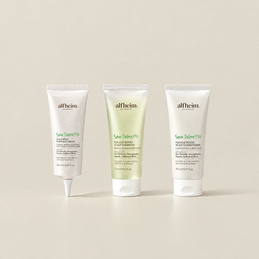 Saw Palmetto Scalp Reset Routine — 3-Step Trial Set