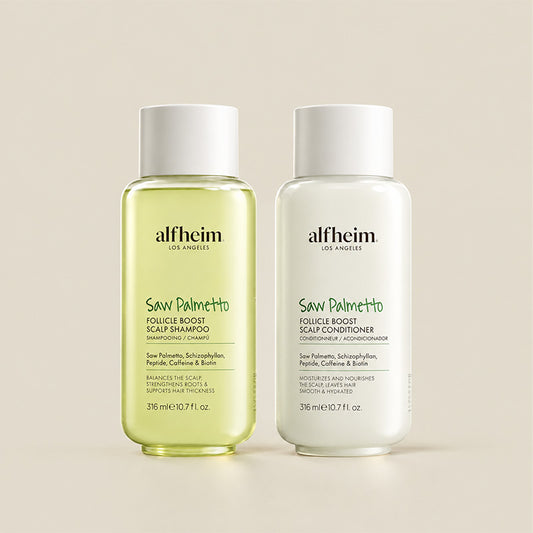 ALFHEIM Saw Palmetto Champú Avanzado para el Cuero Cabelludo | Root Vitality + Strengthening Care