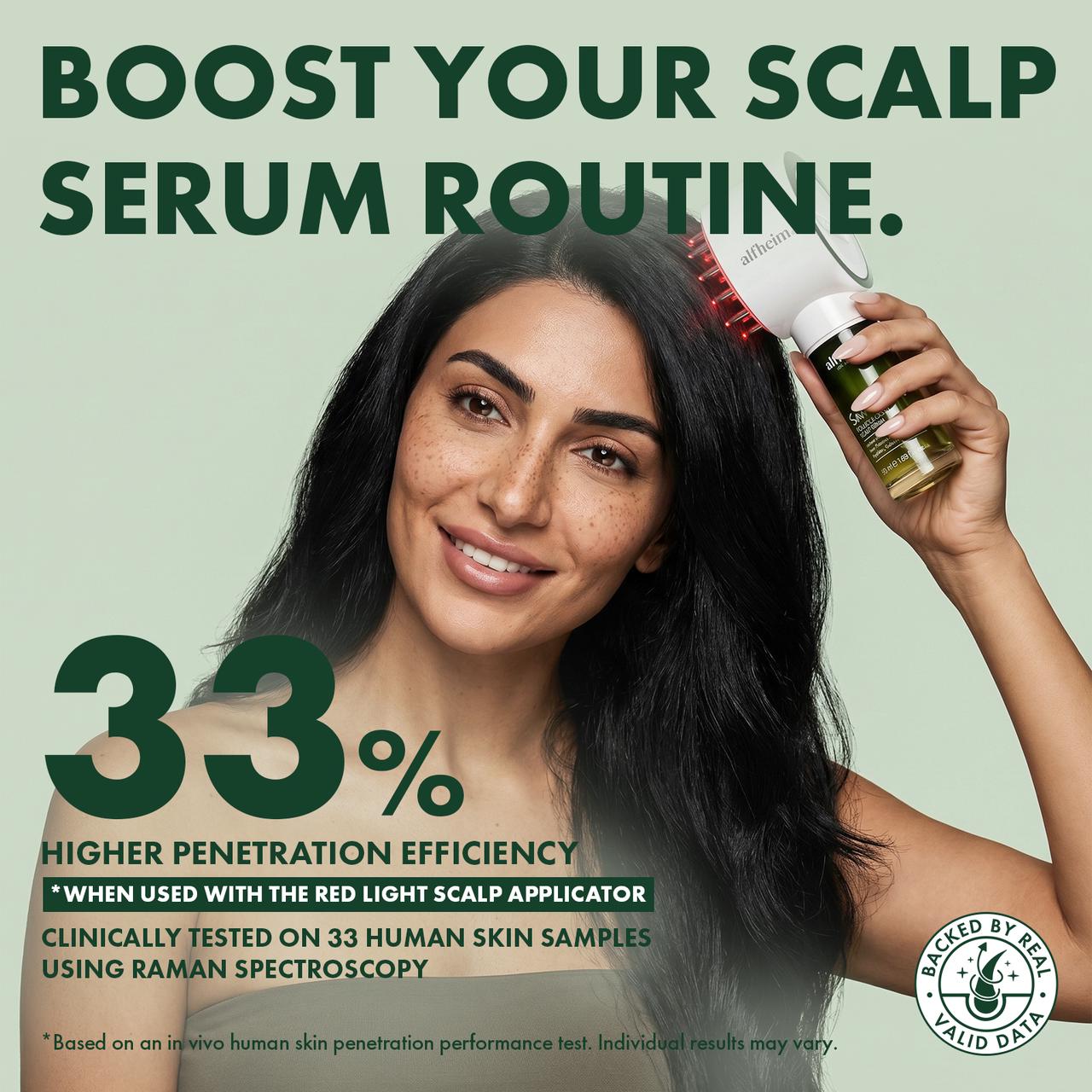 Red Light Scalp Serum Applicator Set
