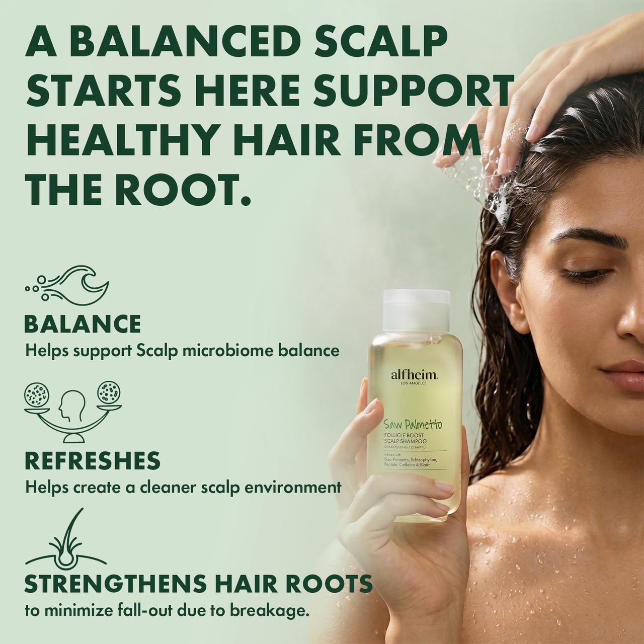 Saw Palmetto Follicle Boost Scalp Shampoo